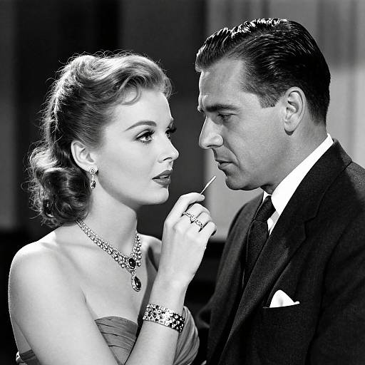 Classic Hollywood Glamour Illustration