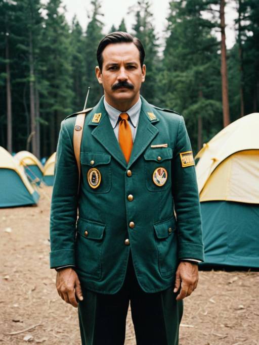 Captivating Counselor Camp Poster Portrait