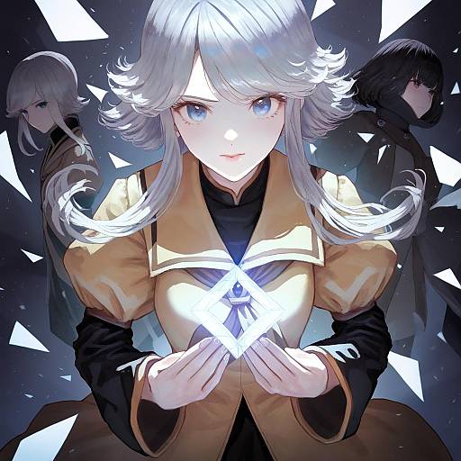 Illustration of Houlen yabusame, len'en in the style of Kaoming