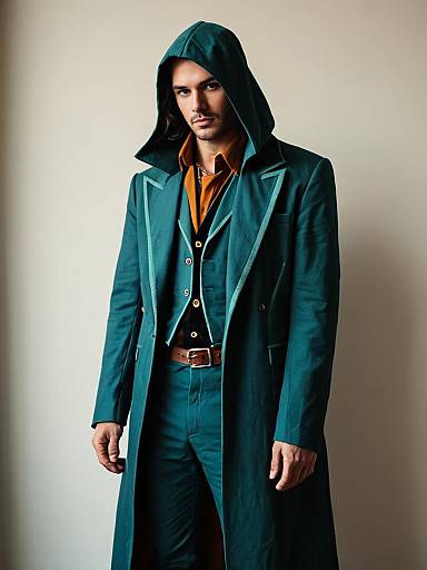 Man in Green Vile Cosplay Costume