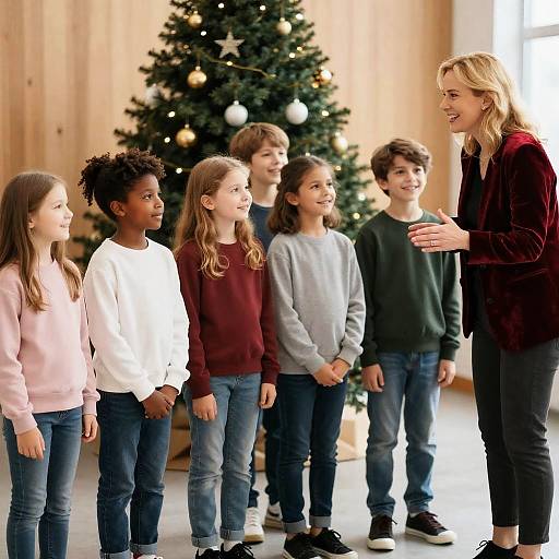 Holiday Cheer with a Caring Woman