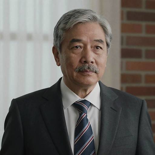 Portrait of a Middle-Aged Man in Suit