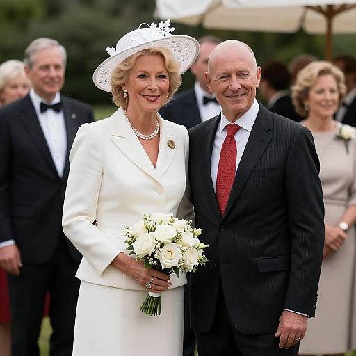 Elegant Couple at Formal Event