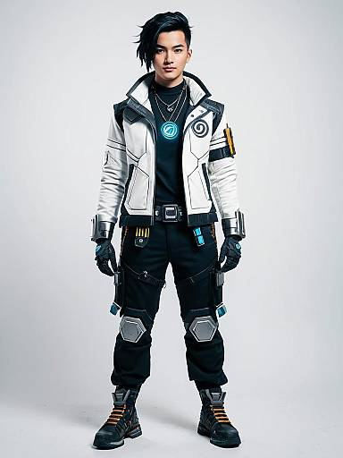 Cosplay photo of crypto (apex legends). Costume clothes