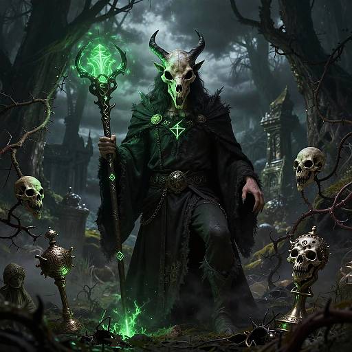 Malevolent Druid in Ancient Grove