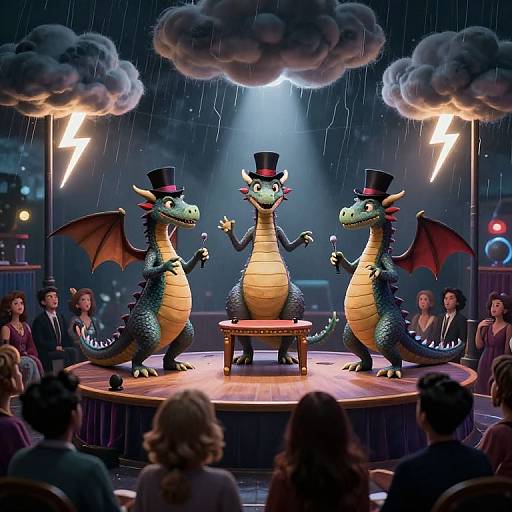 Minute Dragons Cabaret in Storm