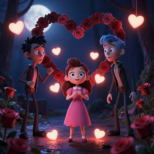 Valentine's Day Heart Prank Stop Motion Scene