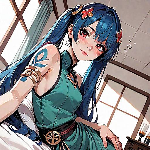 Wendy Marvell Drunk in Bedroom Pose