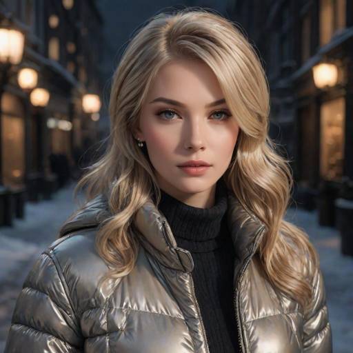 Chic Winter Fashion: A Photorealistic Masterpiece