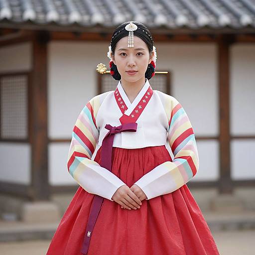 Traditional Korean Dress Portrait
