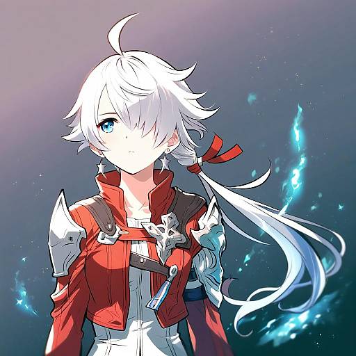 Illustration of Alisaie leveilleur, final fantasy in the style of Ishiyumi