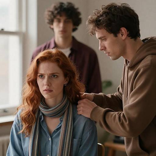 Dramatic Interaction in Sunlit Room