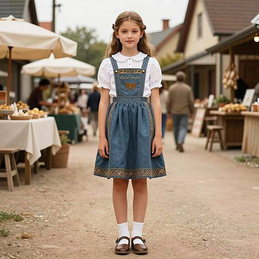 Vintage-Inspired Teen Fashion Portrait