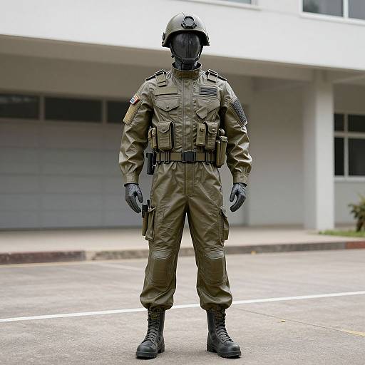 Plastic Army Soldier in Uniform