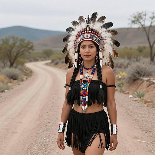 Portrait of a Native American Woman