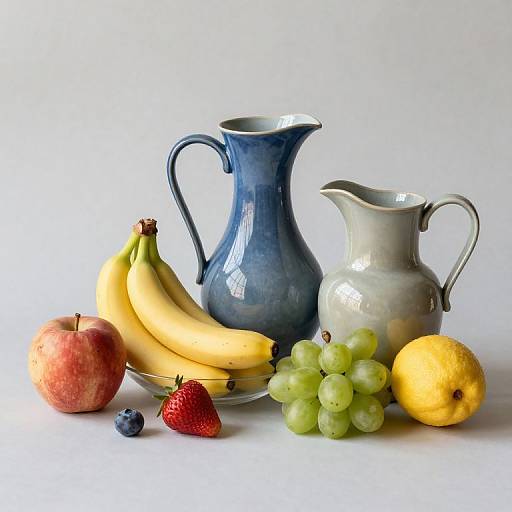 Still Life with Fruits and Pitchers