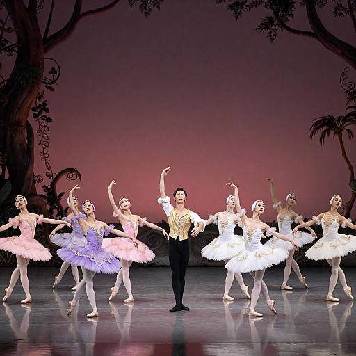 Vibrant Ballet Performance on Stage