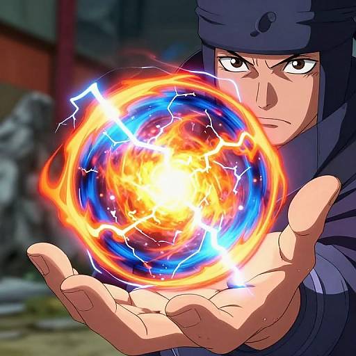 Rasengan Energy Sphere Close-Up