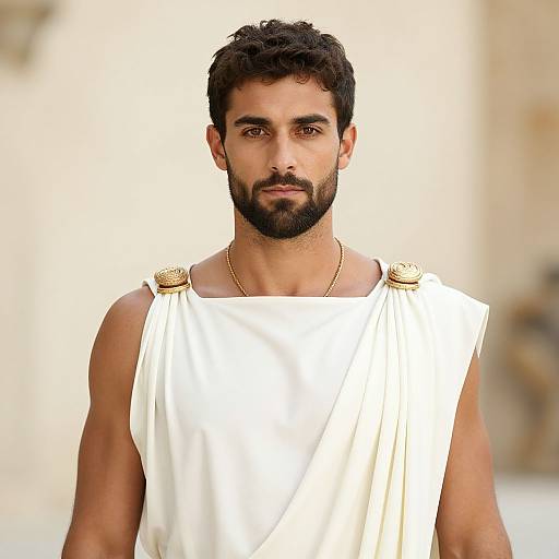 Realistic Greek God Male Costume