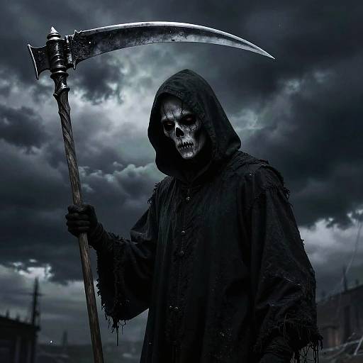 Grim Reaper Graphic Novel Art