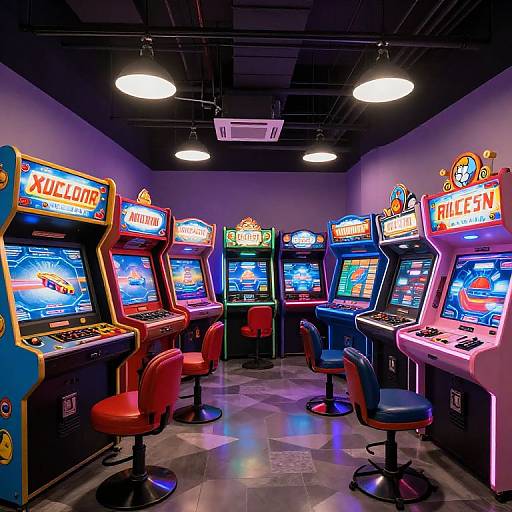 Photorealistic Alien in Arcade