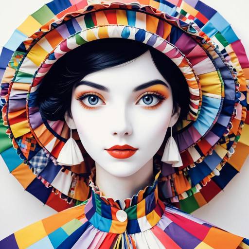 Whimsical Patchwork Girl Branding Design
