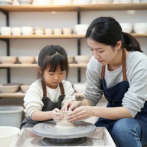 Mother and Daughter Pottery Studio