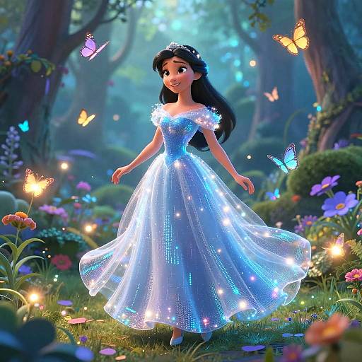 AI-Generated Enchanting Digital Princess