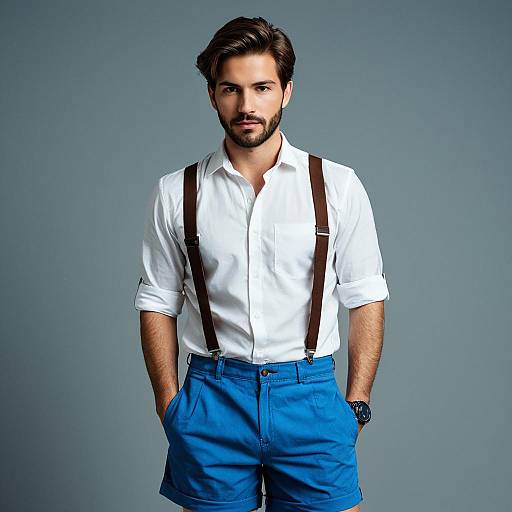 Stylish Male in Casual Fashion