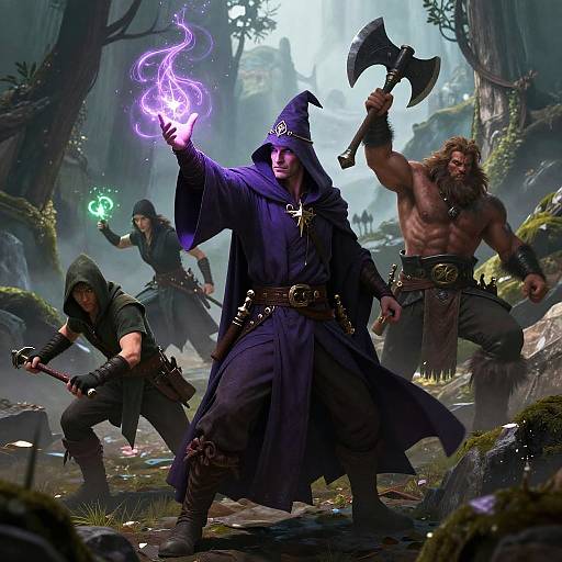 Epic DnD Adventurers Fantasy Art