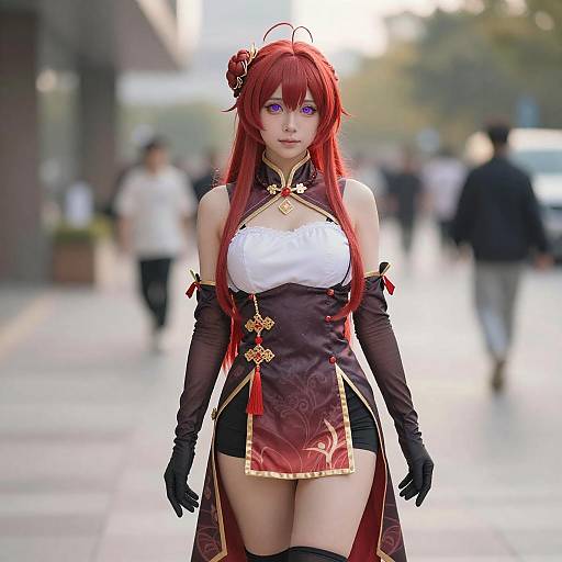 Lifestyle costume photo of Monarch (azur lane). Cosplay clothes