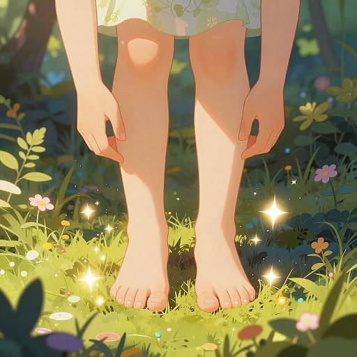 Whimsical Forest Foot Tickling