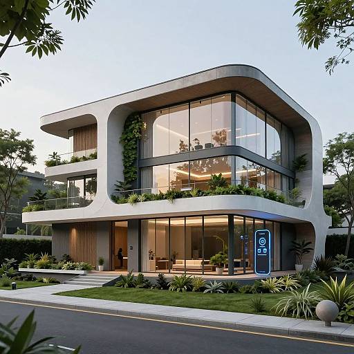 Futuristic AI-Designed Modern Homes