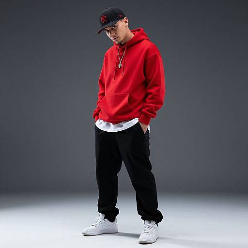 Realistic Hip Hop Style Male Pose