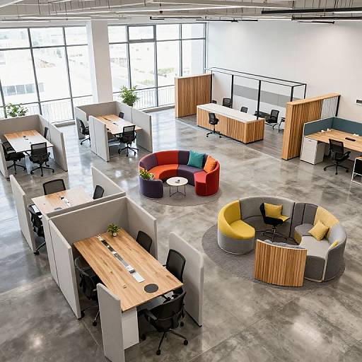 Modern Collaborative Office Layout