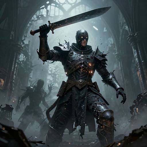 Graffitipunk Shadow Warrior in Ruins