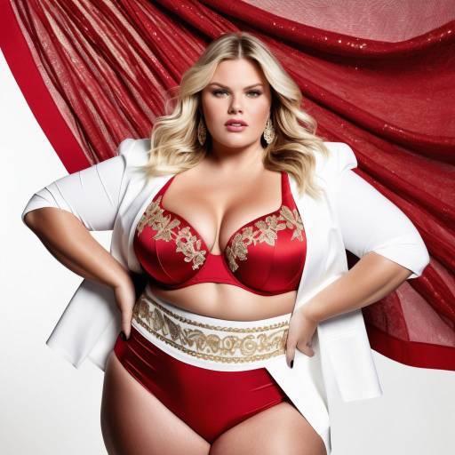 Glamourous Plus-Size Scandinavian Photo Shoot