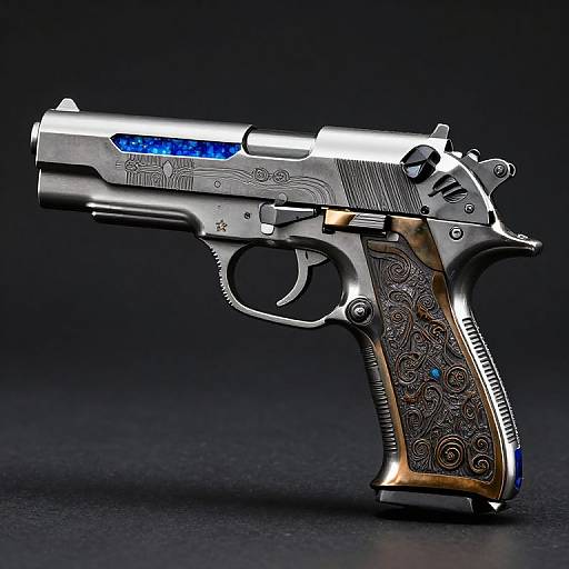 Luxury Laser Pistol Product Shot