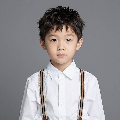 Portrait of Young Asian Boy
