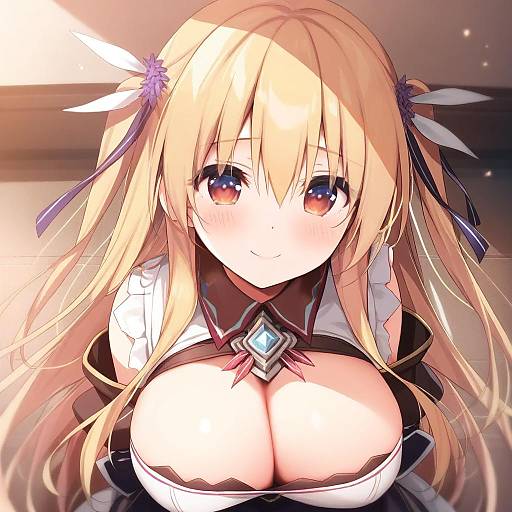 Illustration of Alisa reinford, eiyuu densetsu in the style of Hanamiya natsuka