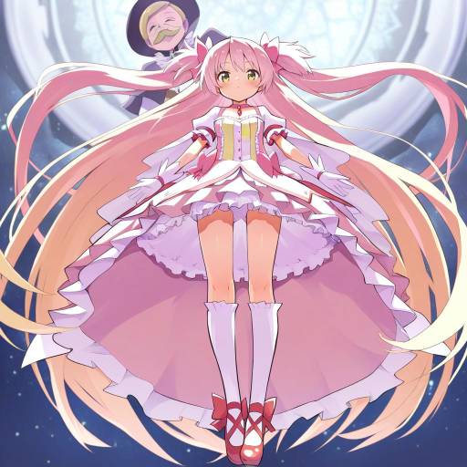 Illustration of Anthony (madoka magica), mahou shoujo madoka magica in the style of Caburi