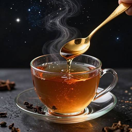 Cosmic Tea Stirred by Golden Spoon