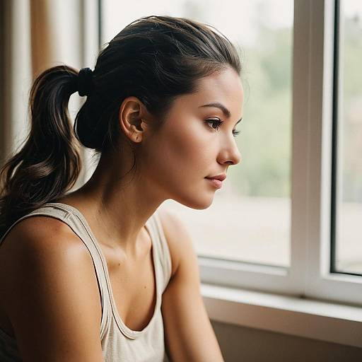 Soft-Focus Portrait of Fit Woman