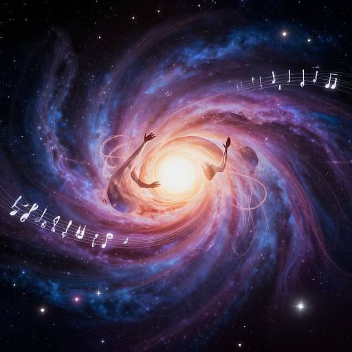 Cosmic Maestro Conducting Celestial Symphony