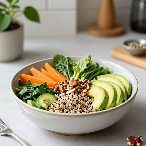 Vegan Quinoa Salad Bowl Delight