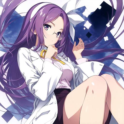 Illustration of Asakura rikako, touhou in the style of Kobuichi