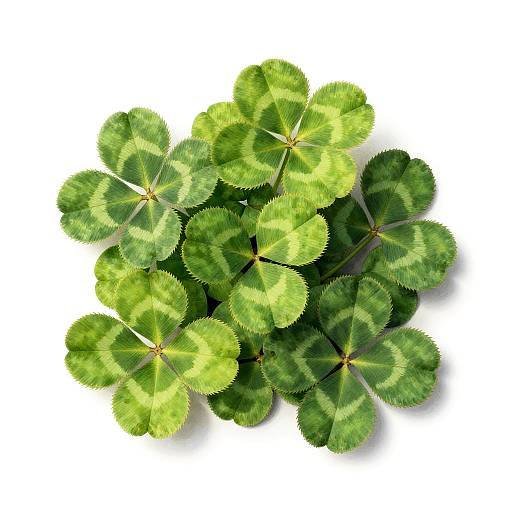 Realistic Wild Clover Plant Drawing