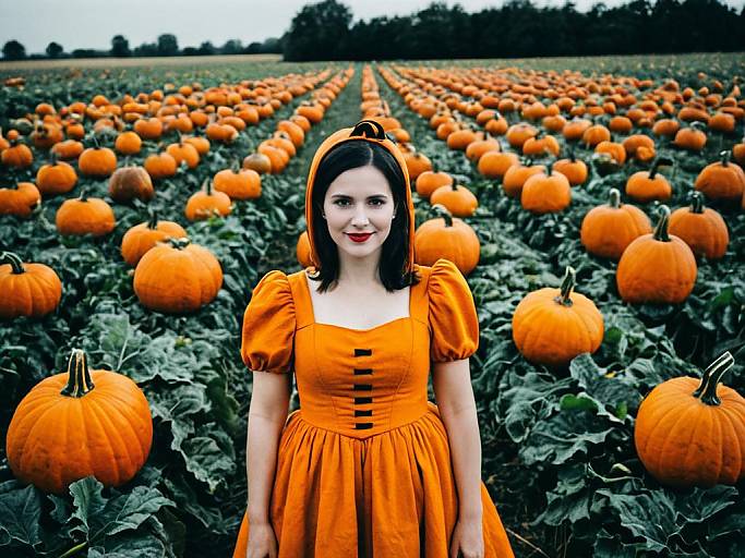 Adult Face Swap Pumpkin Costume