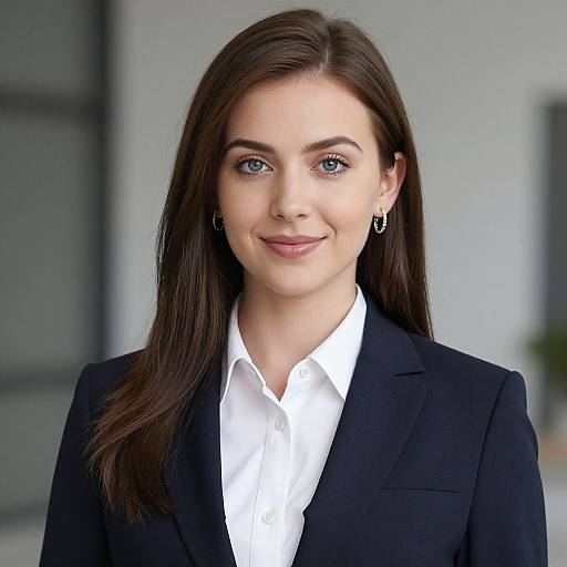 Smart Business Casual Woman Portrait