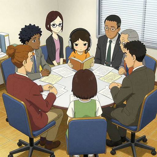 Diverse Office Collaboration Scene